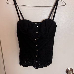 Guess corset-like tank top